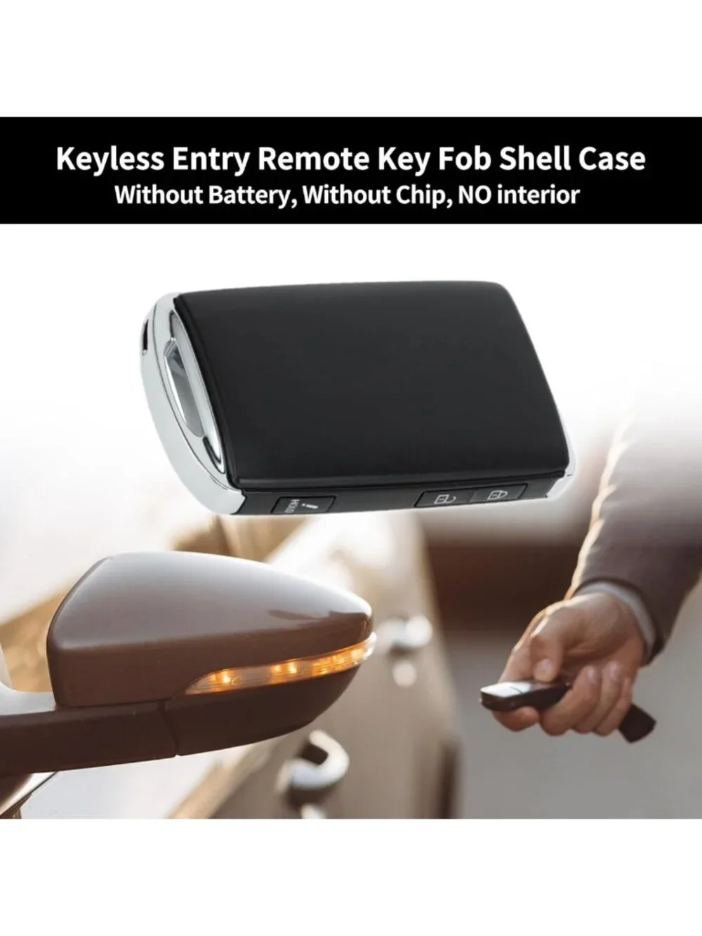 Keyless Entry Remote Key Fob Replacement Case for Mazda CX-3 & CX-5, 3 Buttons